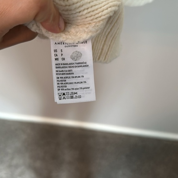 AE super soft cable knit crew neck sweater - Picture 4 of 4